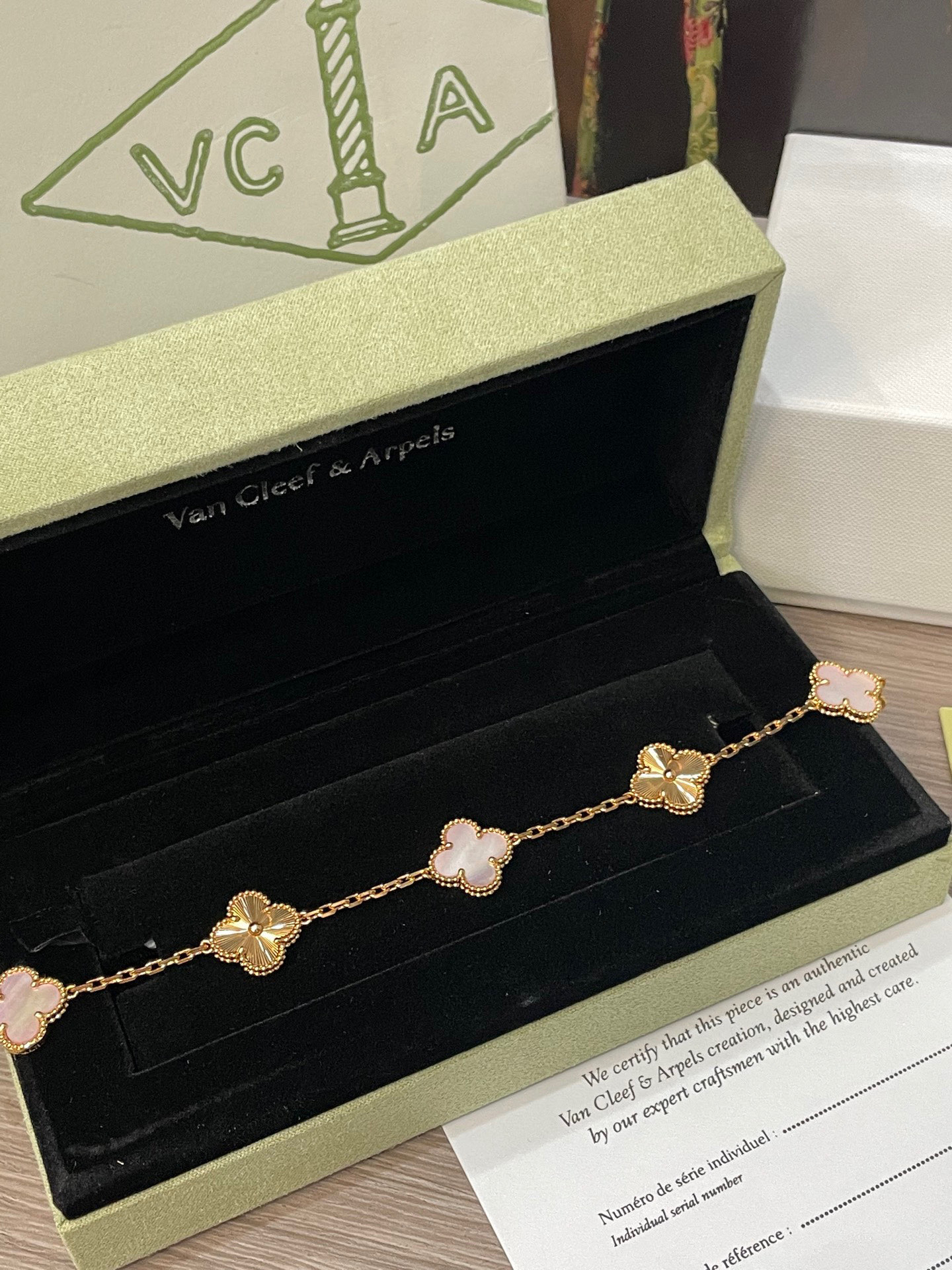 Van Cleef & Arpels Five-Flower Clover Bracelet