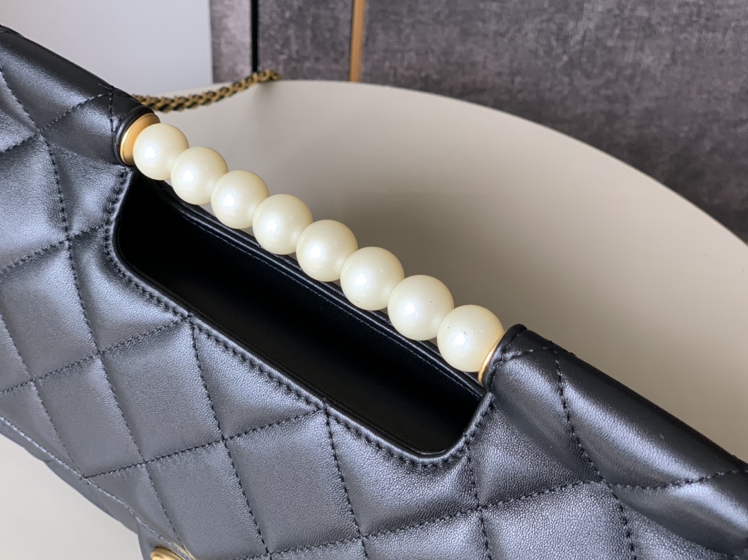Chanel 25P Pearl Handle Flap Bag