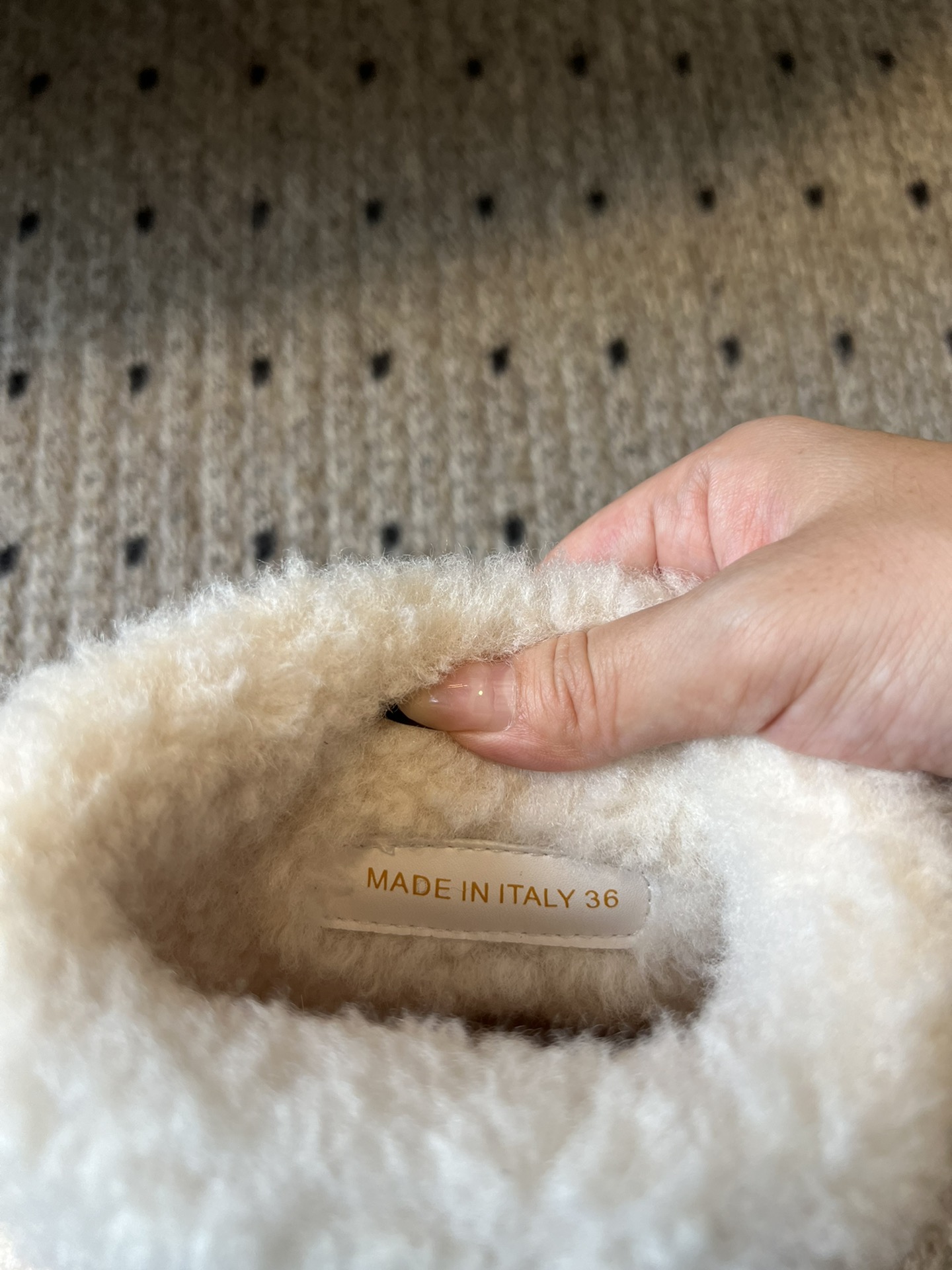 Prada autumn/Winter teddy snow boots