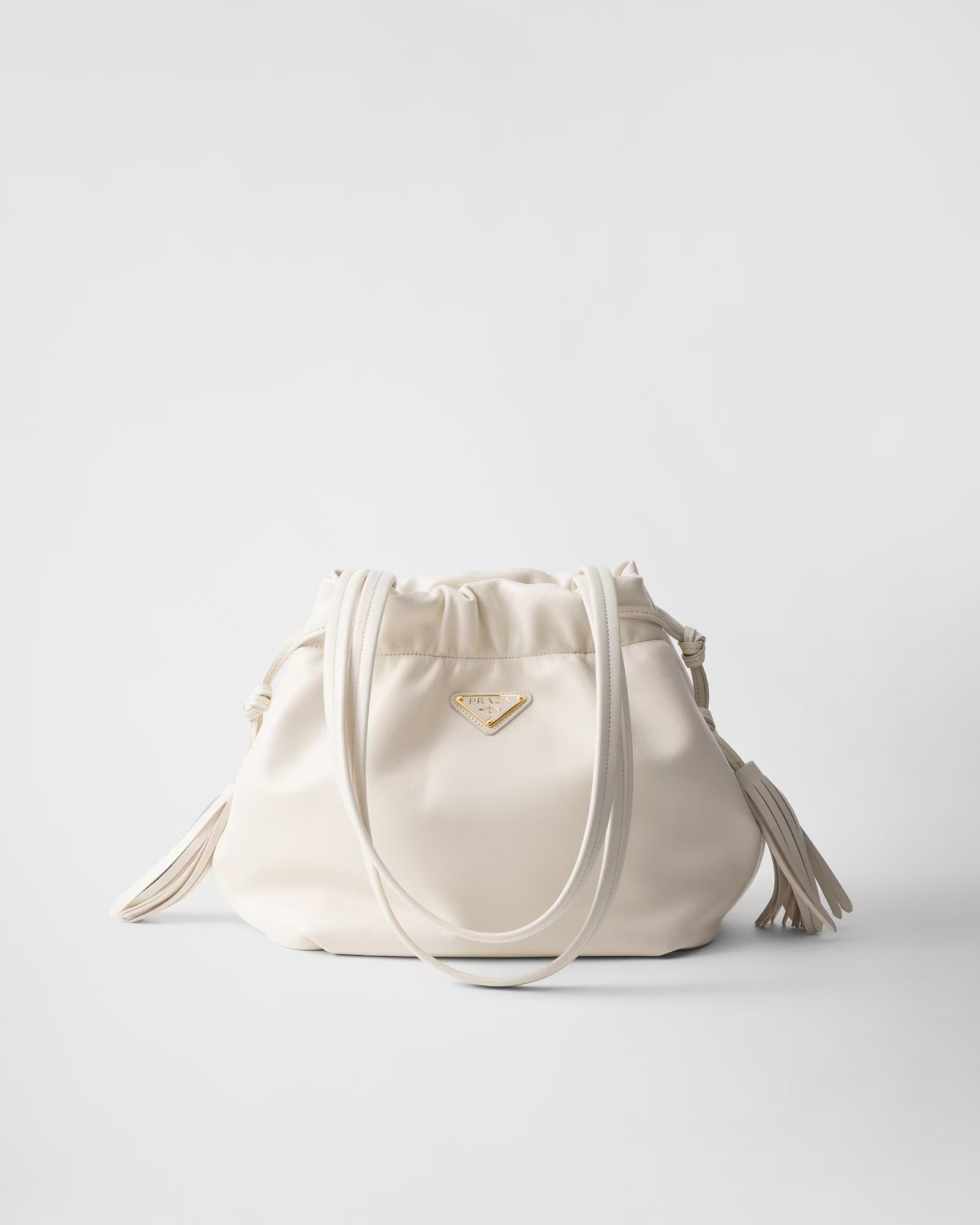 Nappa leather shoulder bag