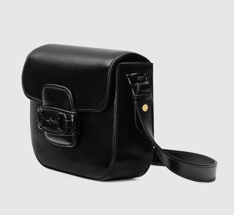 GUCCI HORSEBIT 1955 SMALL SHOULDER BAG-Black-726226