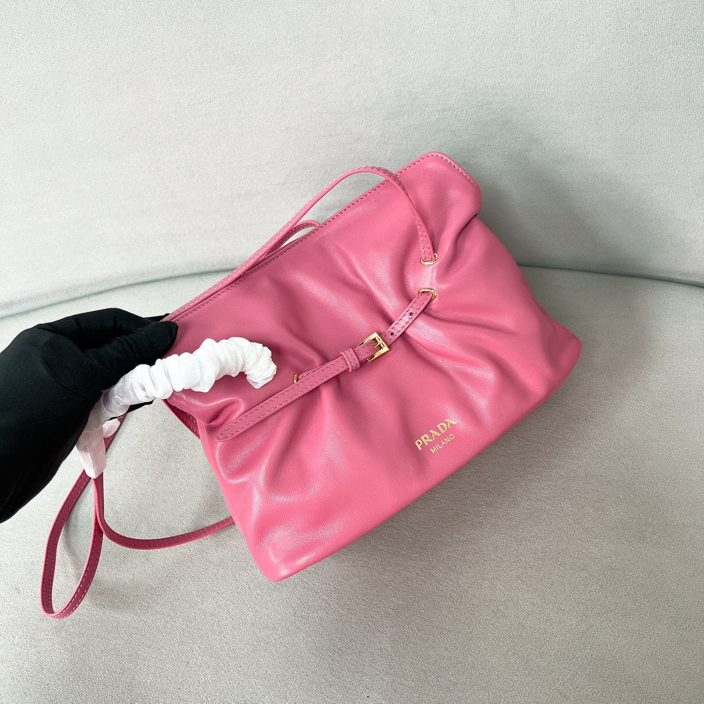Prada Dada nappa leather bag