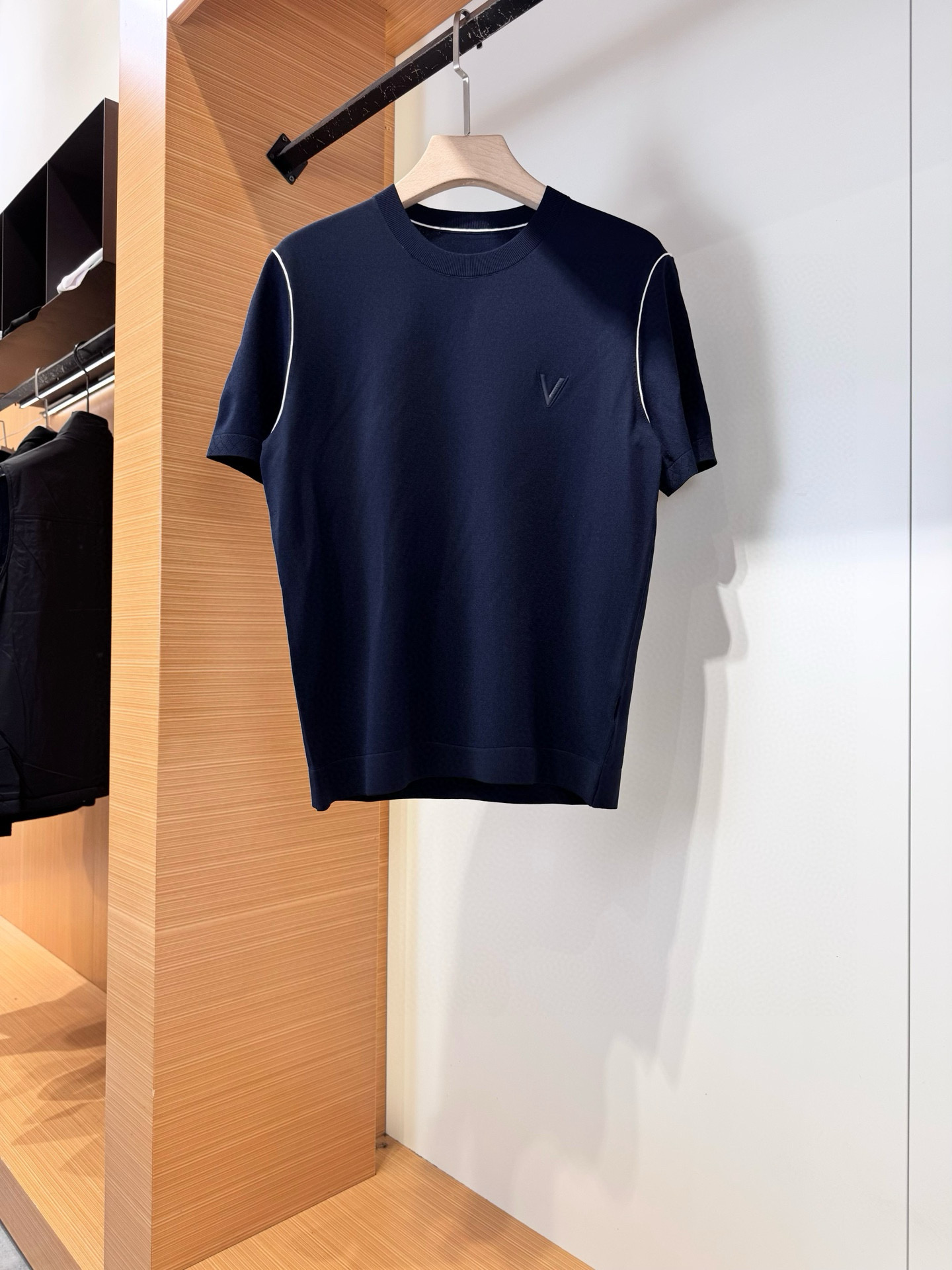 Valentino Men's SS25 Crew Neck Knit T-Shirt