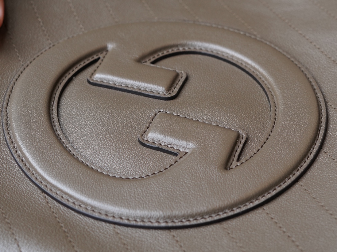 GUCCI BLONDIE SMALL TOTE BAG-Brown-751518