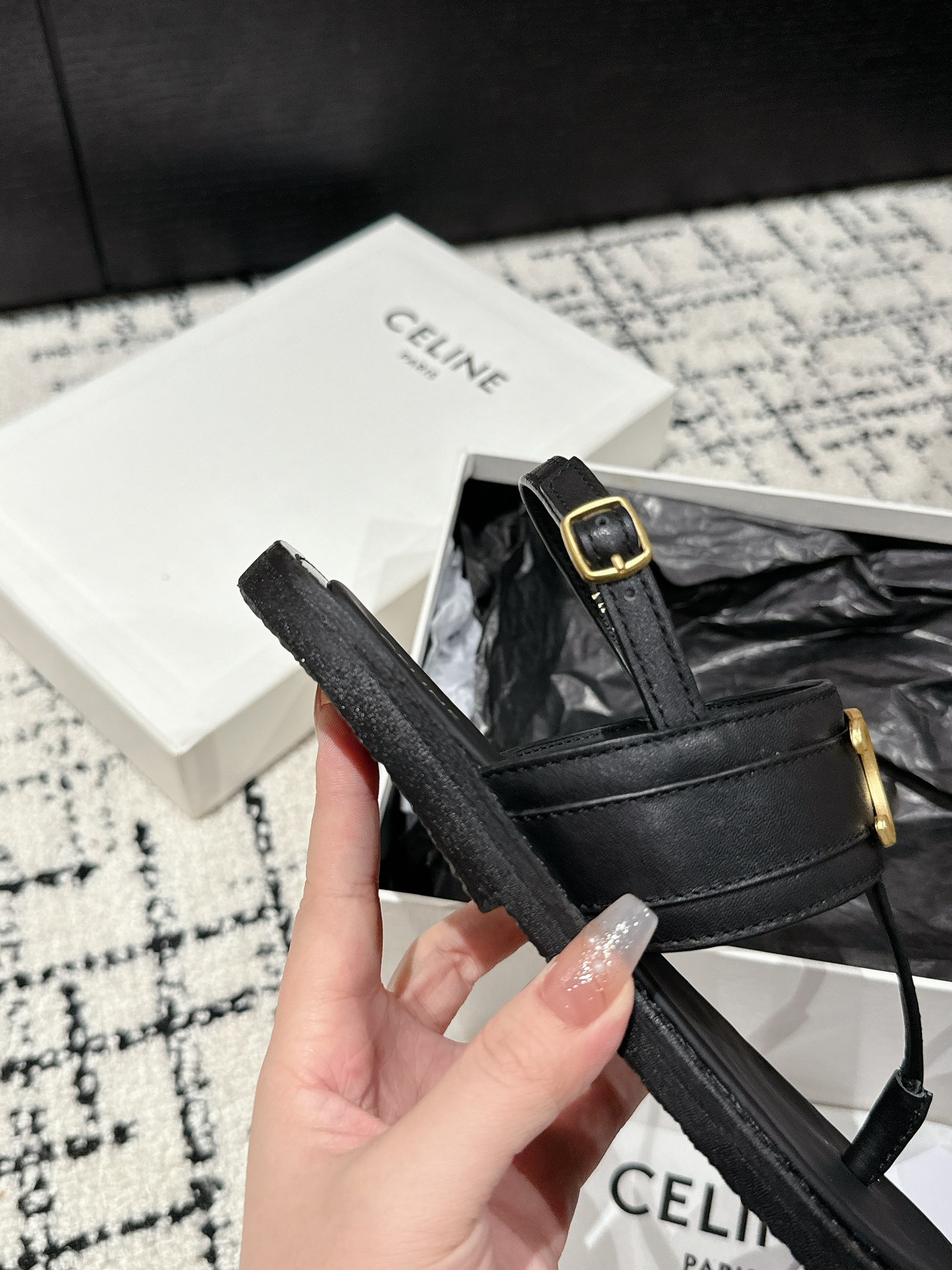 Celine Triomphe Sandals