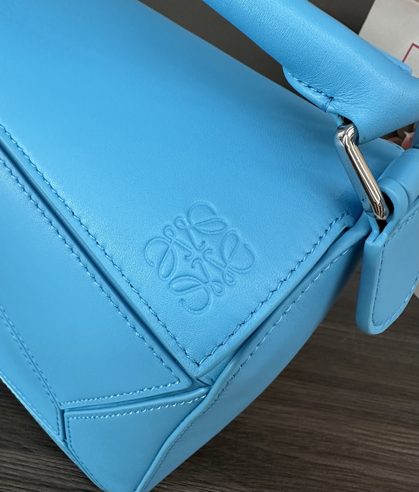 LOEWE-Small Nappa Leather Featherlight Puzzle Handbag