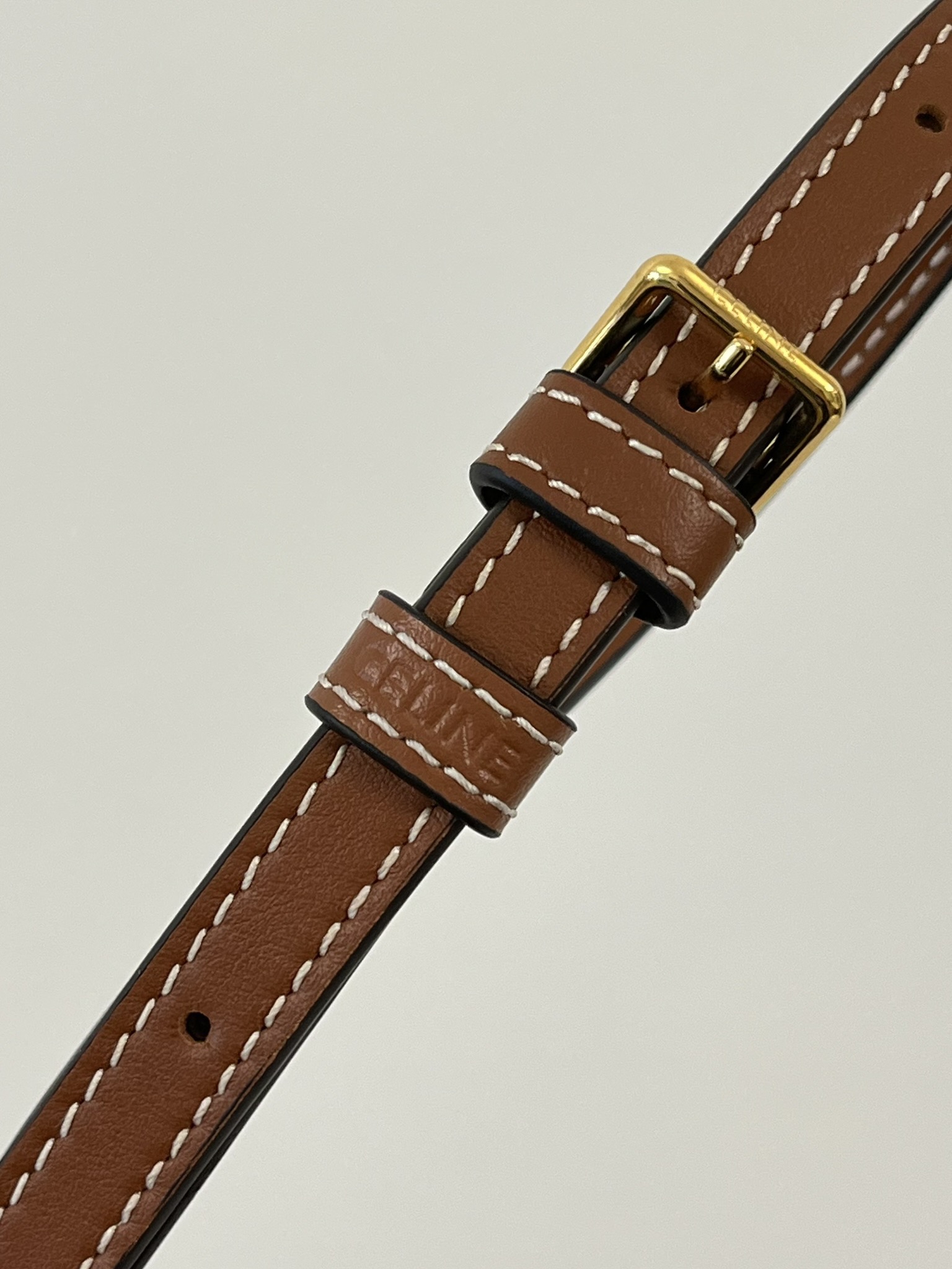 Celine Soft 16 Mini Bag in Caramel