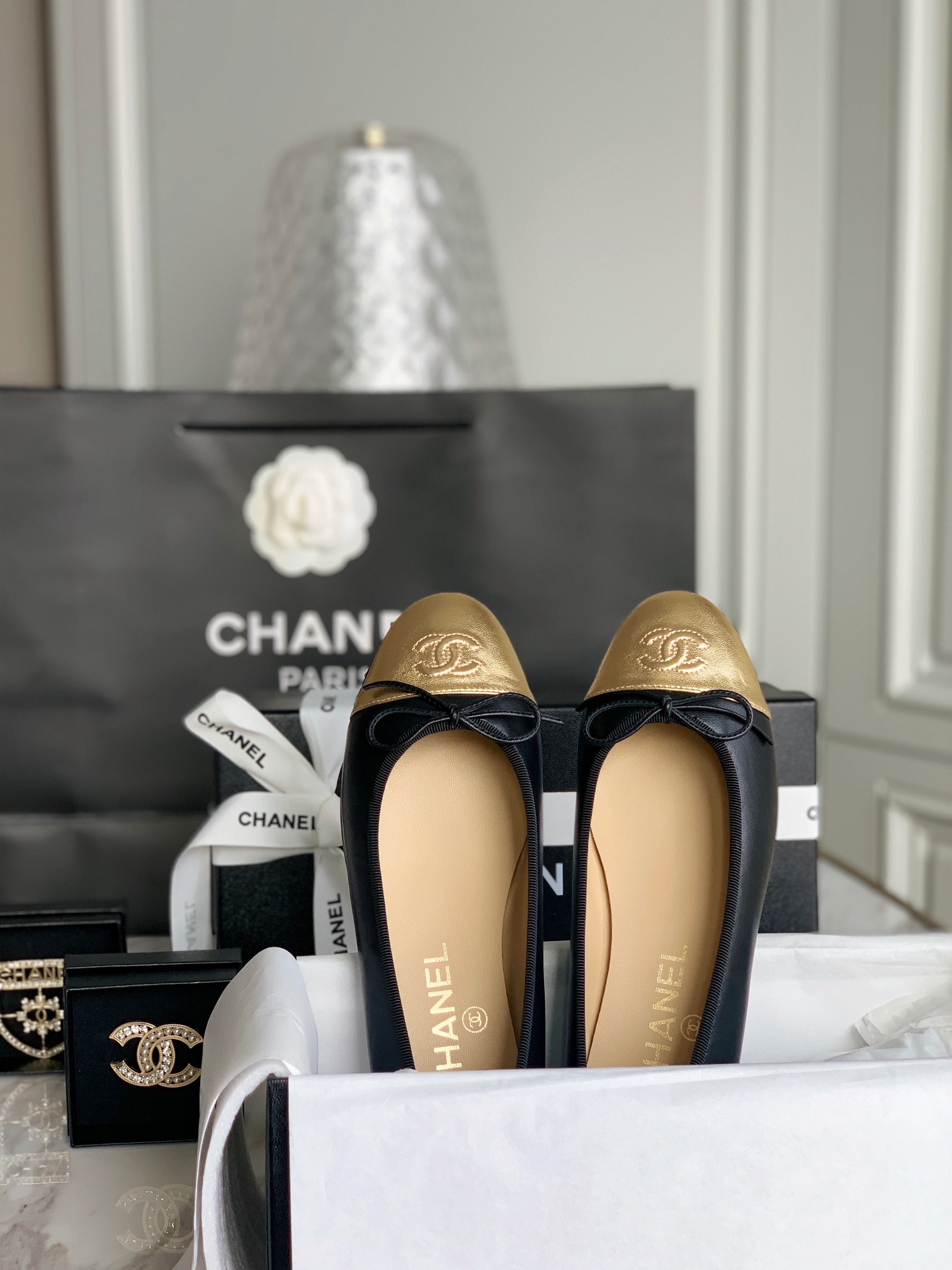 chanel flats-Classic-3 colors