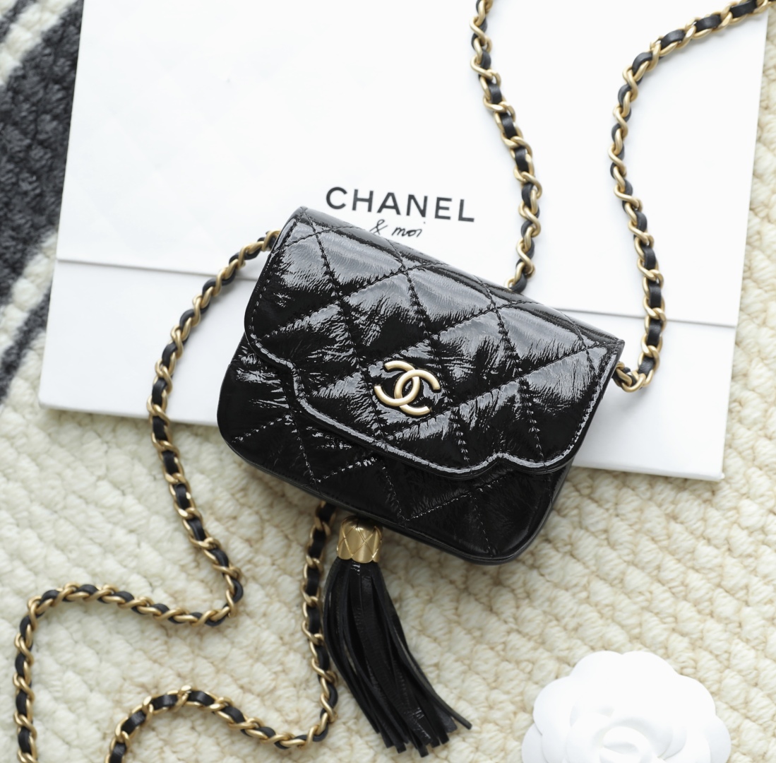 CHANEL Tassel Chain Mini Flap
