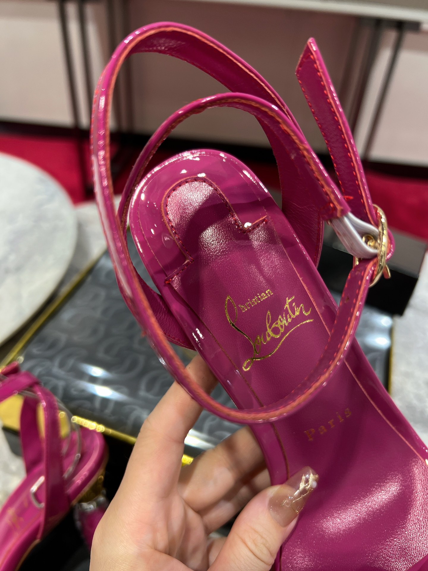 Christian Louboutin “Queen’s Scepter” Heeled Sandals