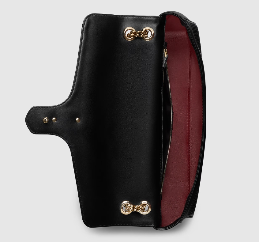 GG MARMONT LARGE SHOULDER BAG-Black-788371