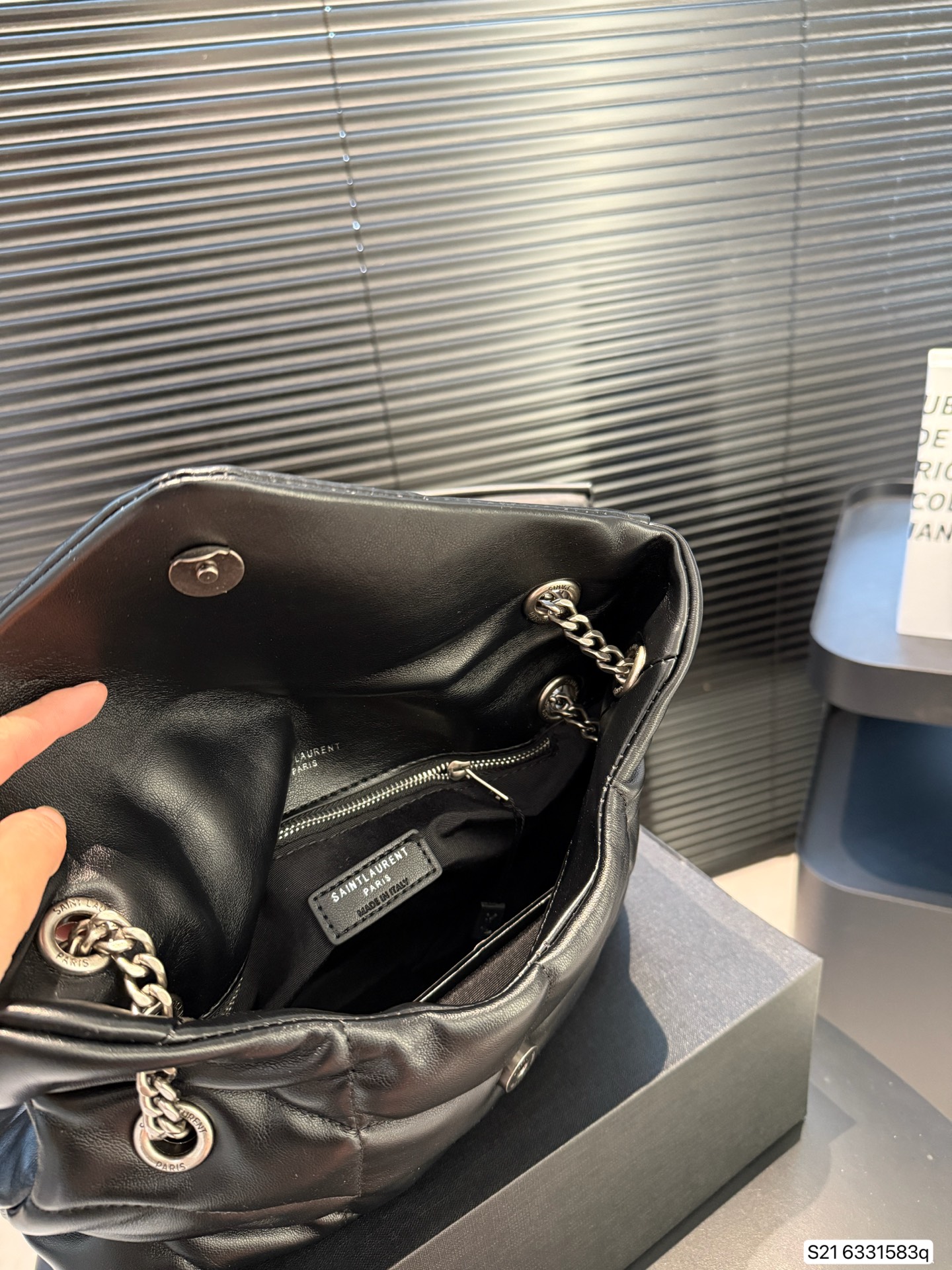 YSL Toy Puffer in lambskin