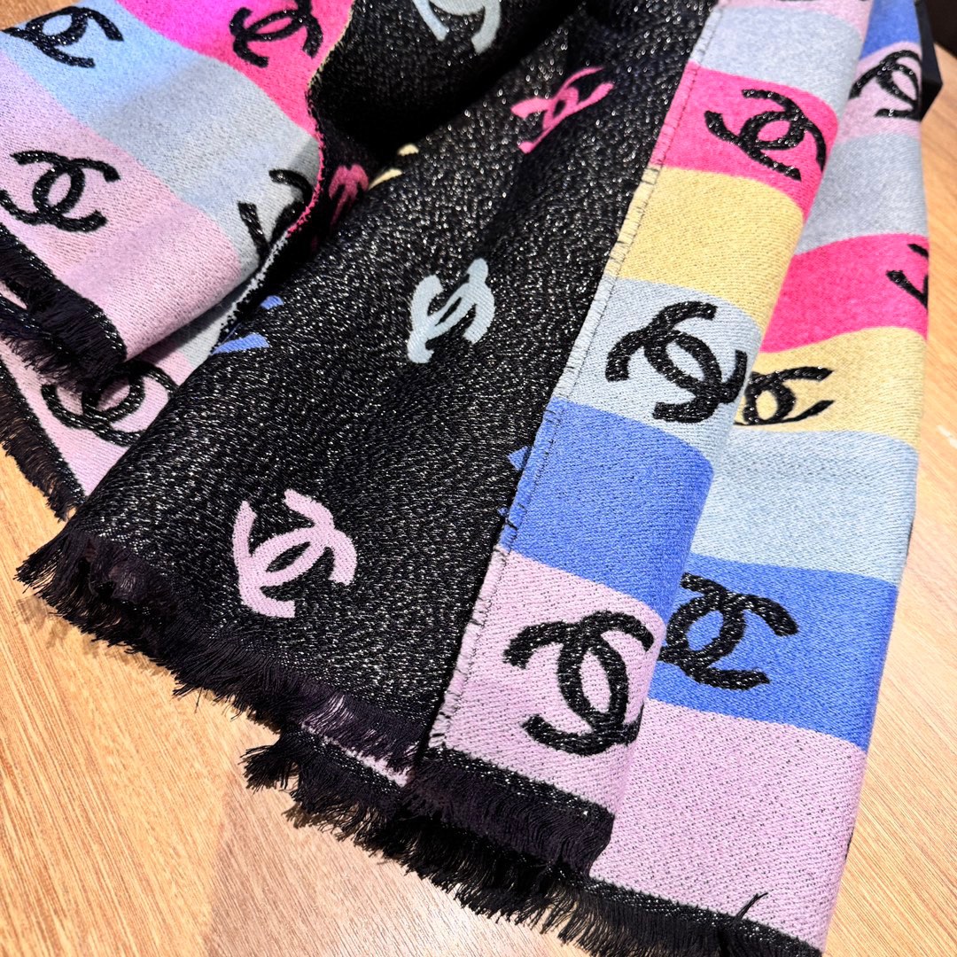 Chanel Chanel Rainbow scarf