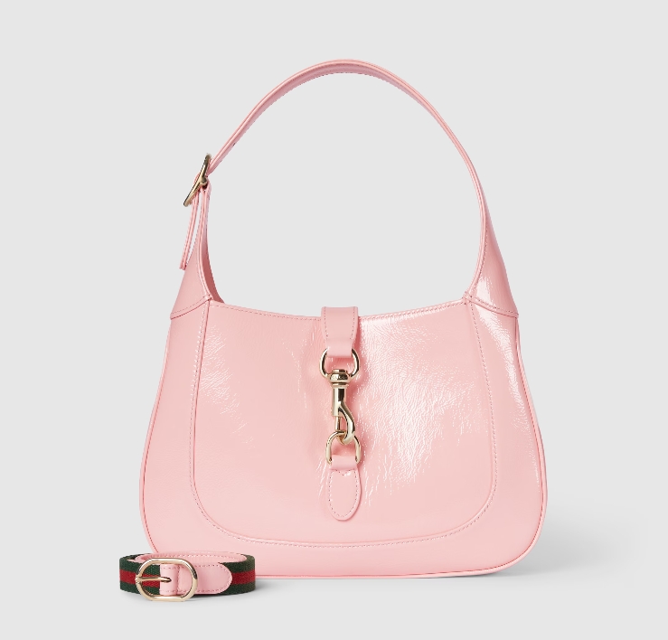 GUCCI JACKIE SMALL SHOULDER BAG-Pink-782849