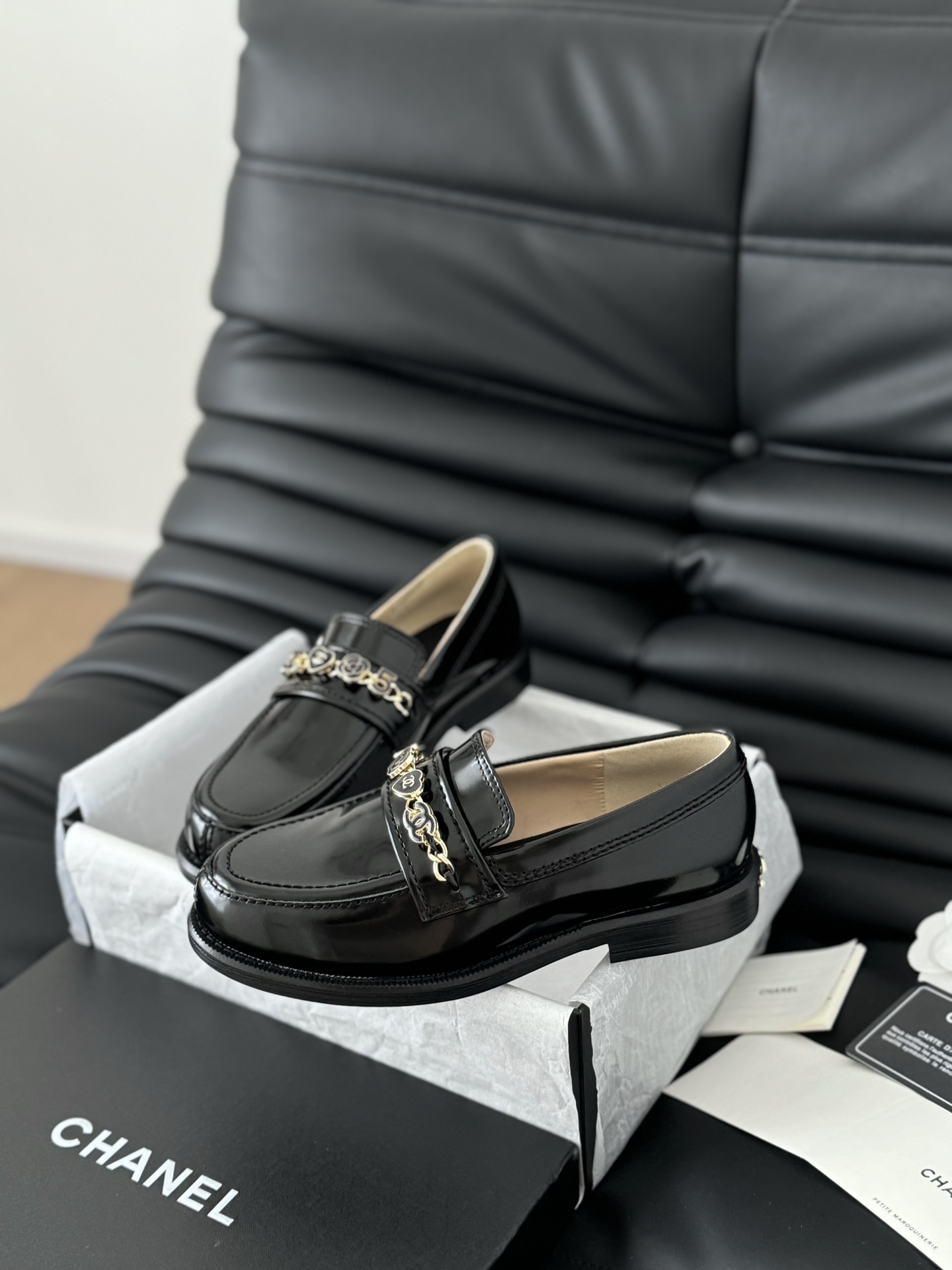 Chanel 24A latest handmade loafers