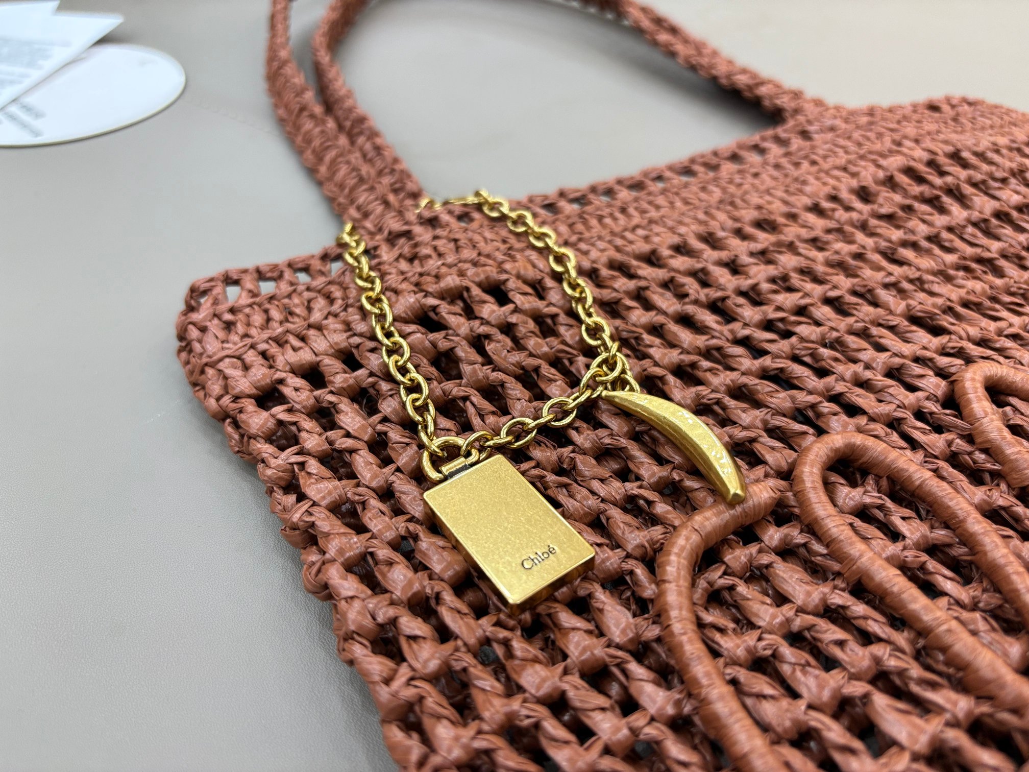 Chloé crochet-detail tote bag