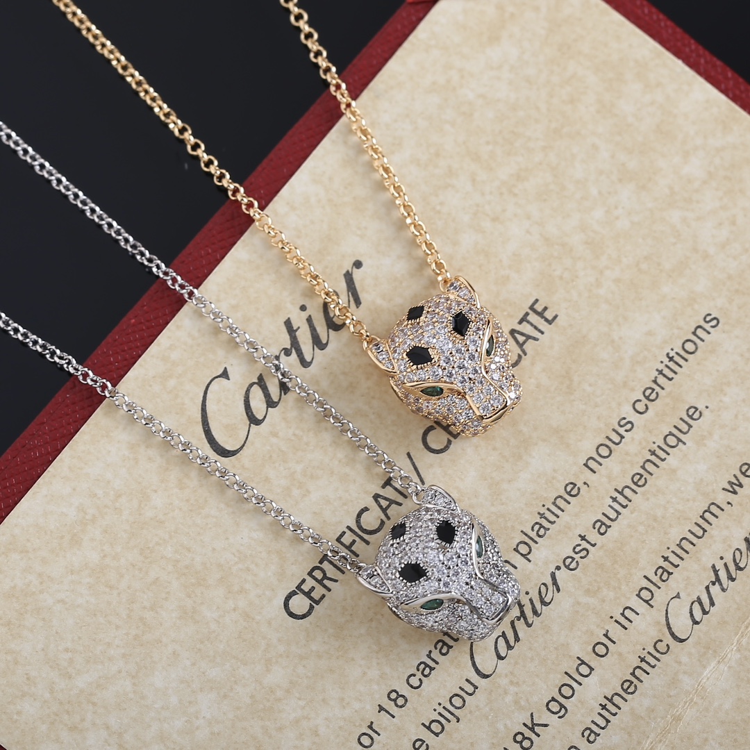 Cartier Leopard Necklace with Diamonds