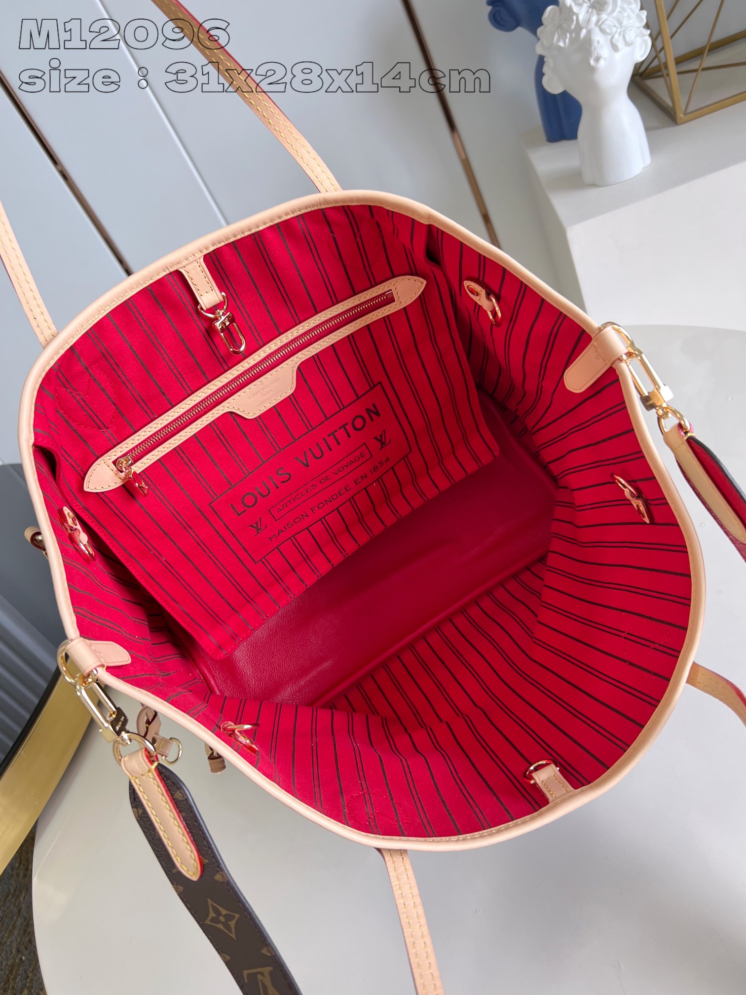 New Reversible Neverfull Bandoulière Inside Out MM