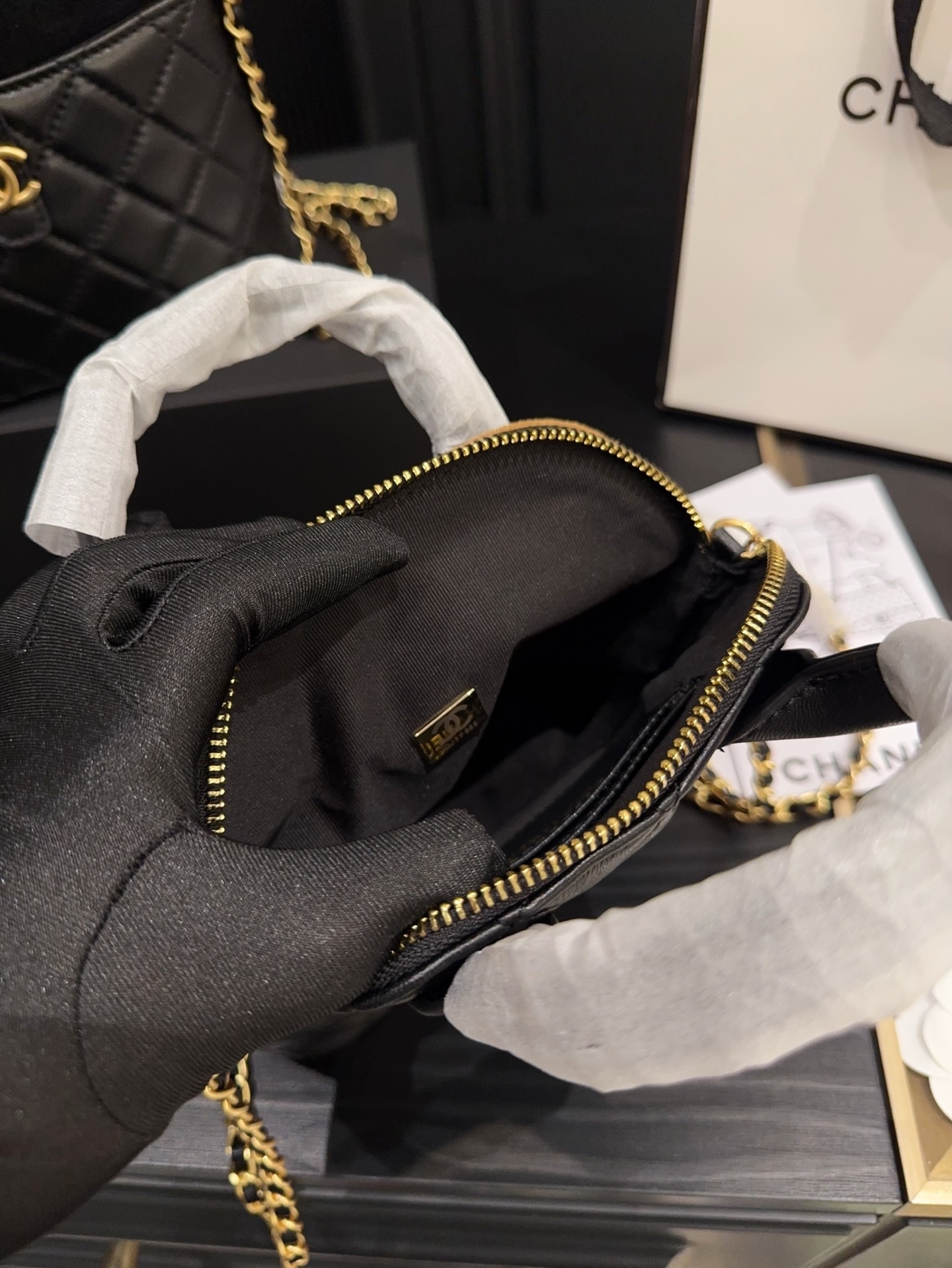 Chanel Clutch with Chain