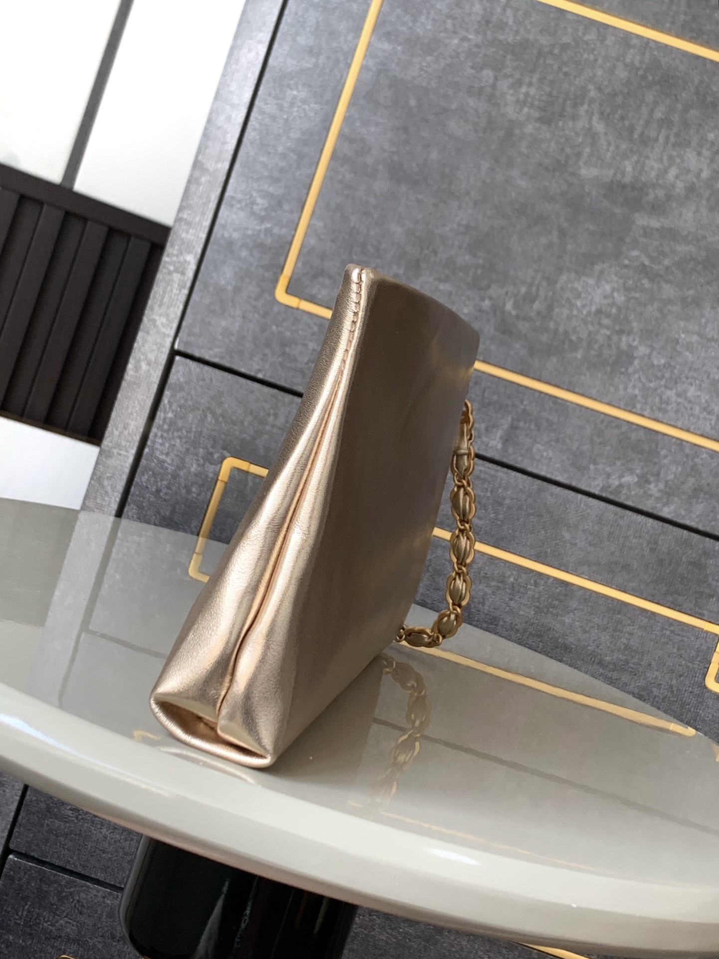 OHANEL 24K hand diamond bracelet bag