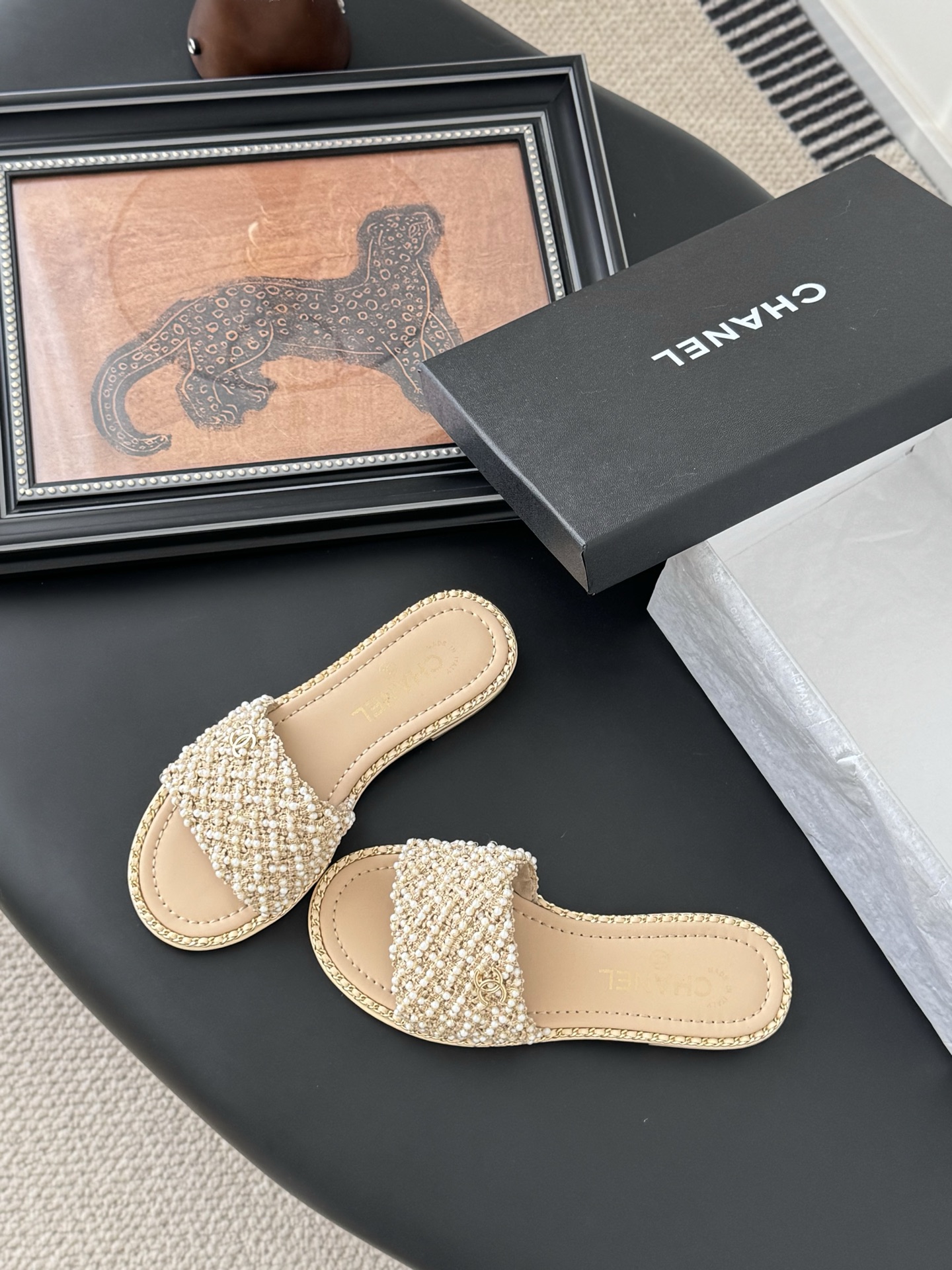 Chanel Spring-Summer New Pearl Slippers