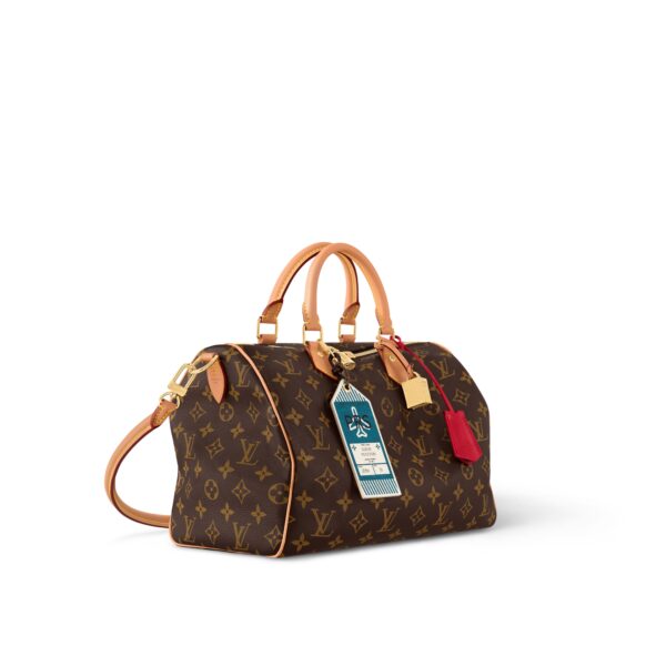 Louis Vuitton M11945 Speedy Soft 30 Crafty Monogram Red