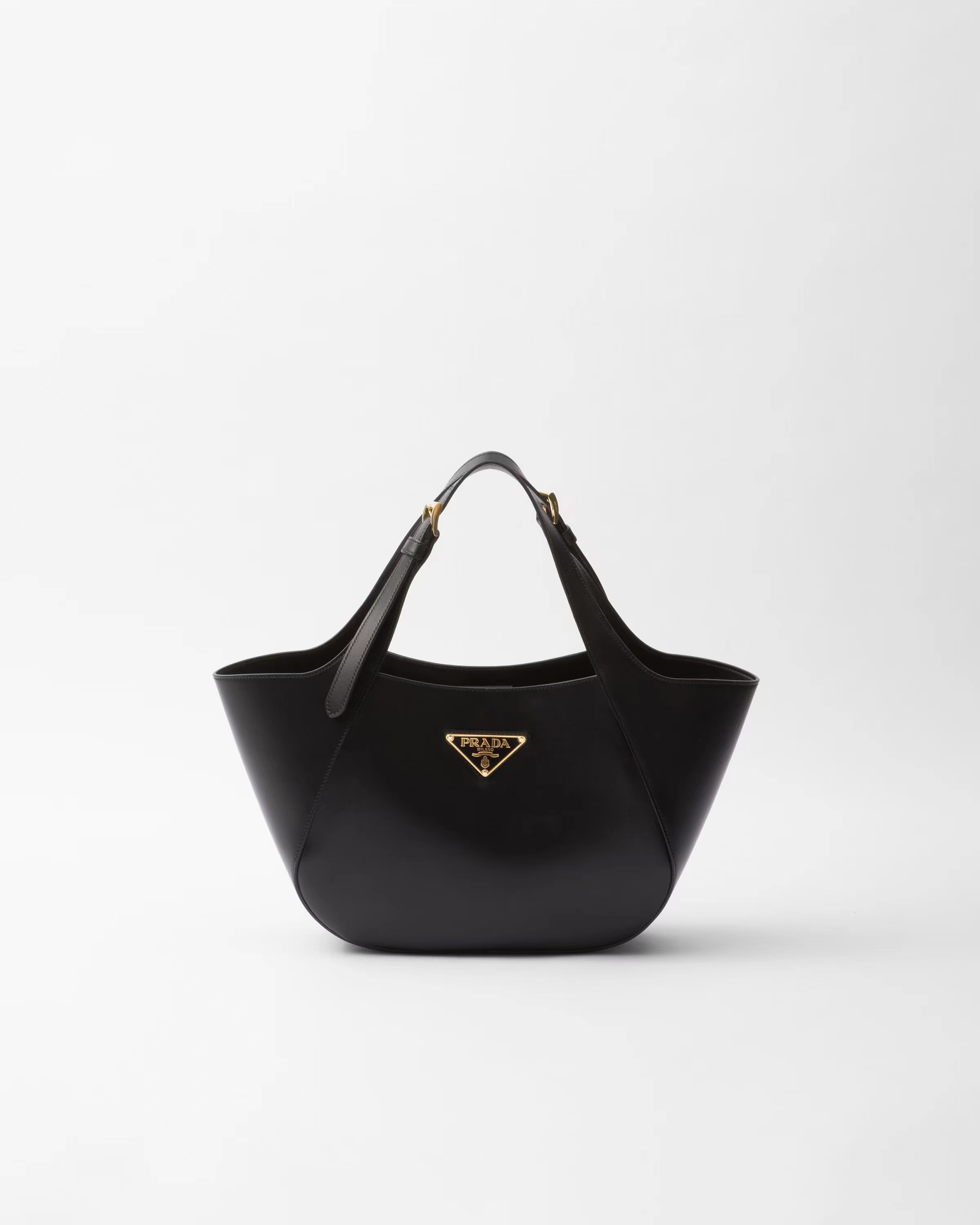 Prada medium leather tote bag