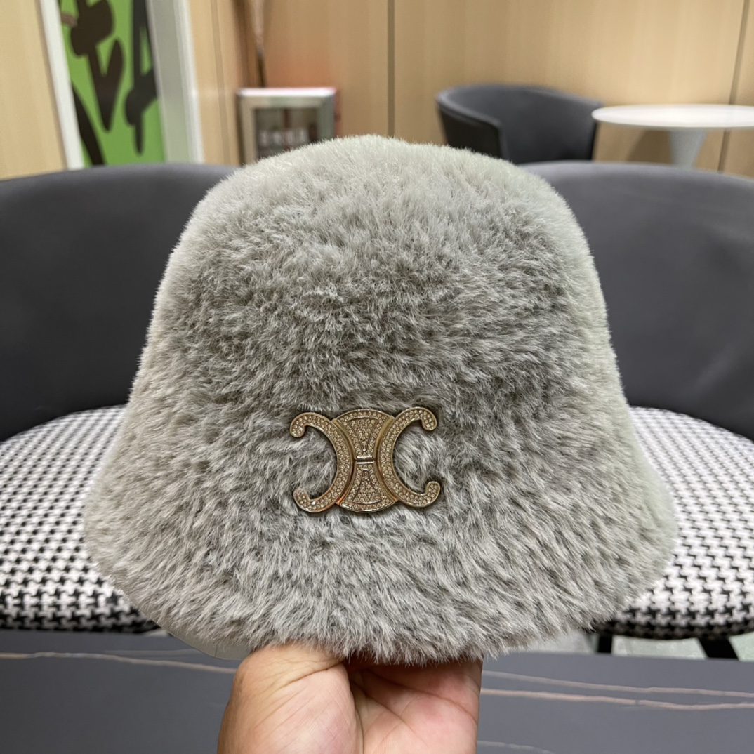 Celine 2024 new autumn and winter small fragrance style fisherman hat