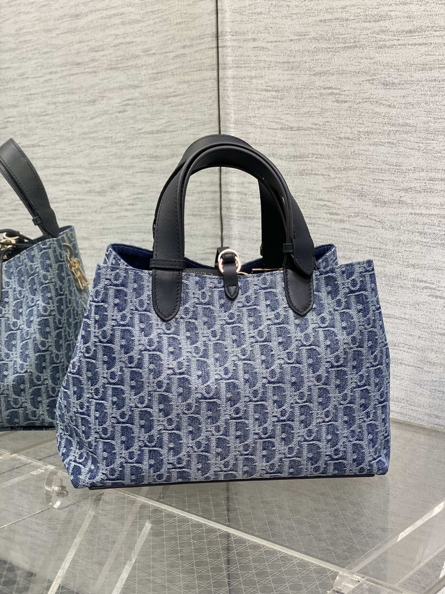 Dior-Toujours Medium Denim Bag