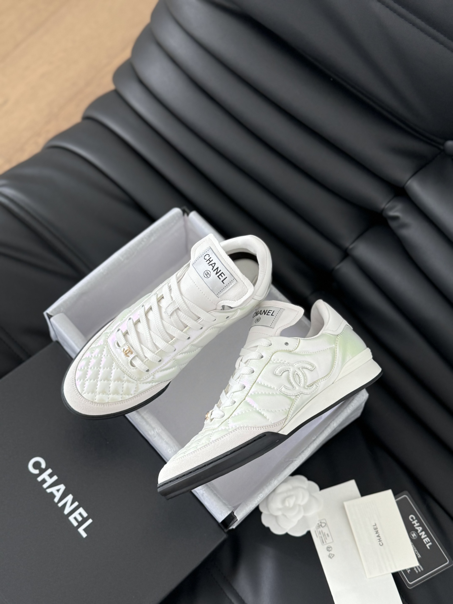 Chanel baseball shoes