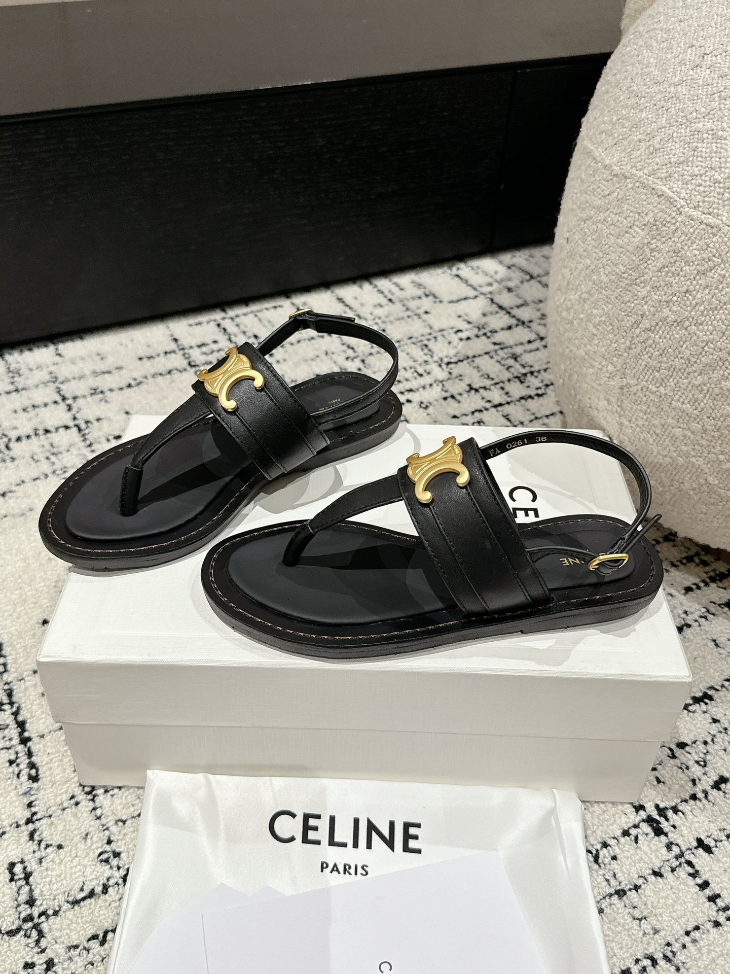 Celine Triomphe Sandals