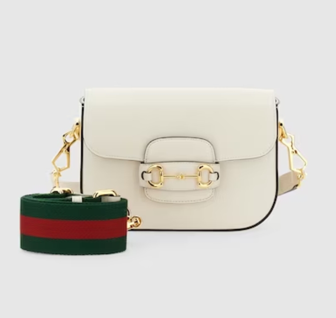 GUCCI HORSEBIT 1955 MINI BAG-White-658574