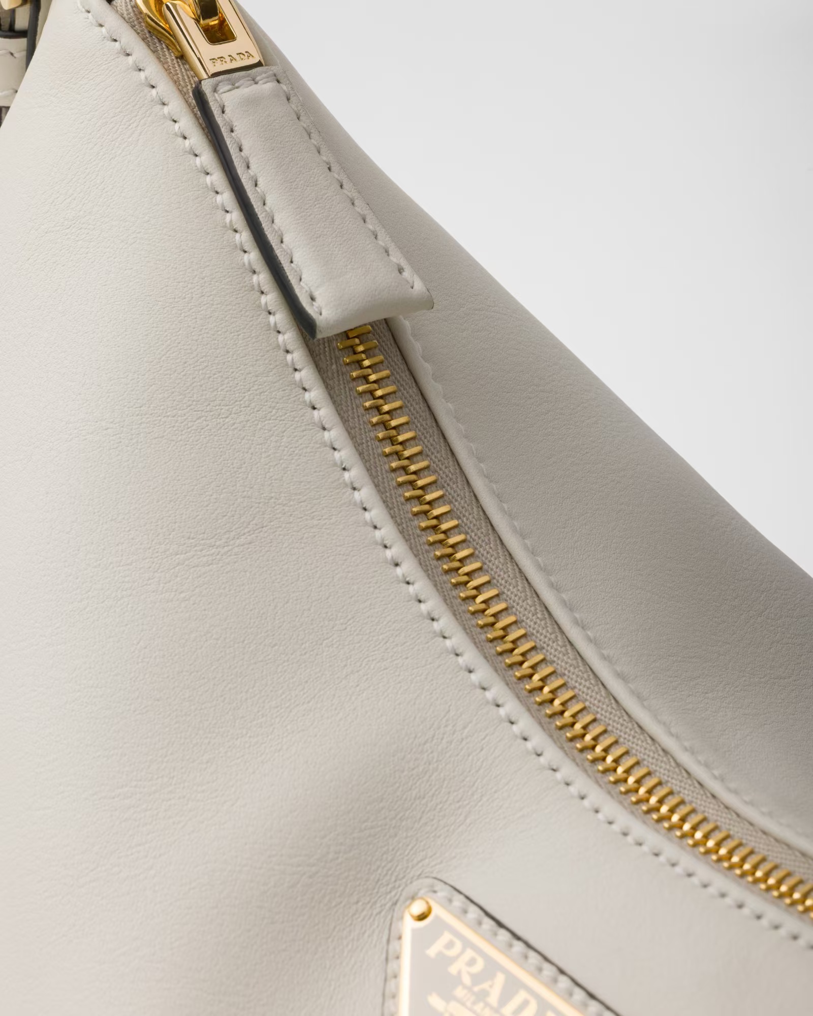 Prada Aimée large leather shoulder bag