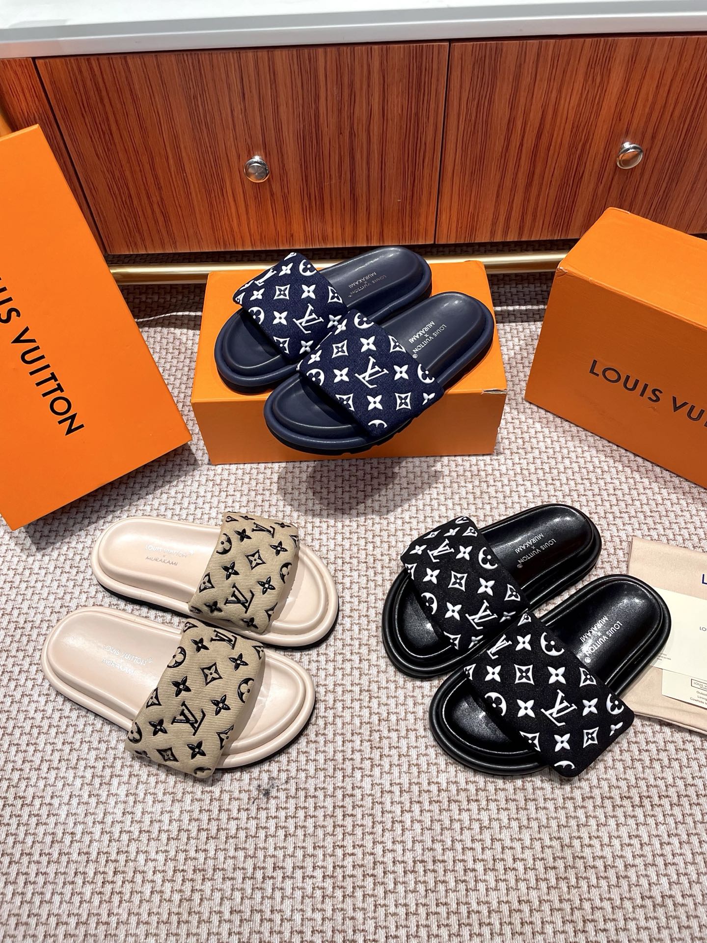 Louis Vuitton Embossed Monogram Pool Pillow Comfort Slides