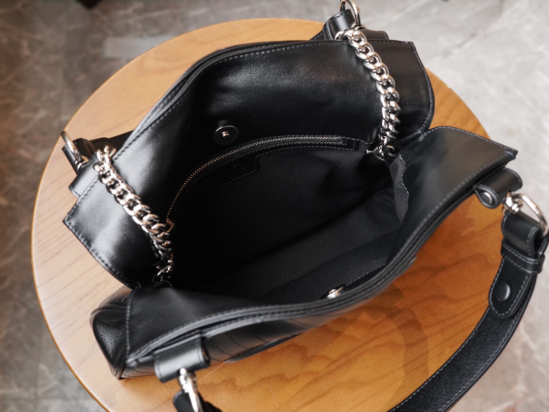 GUCCI BLONDIE SMALL TOTE BAG-Black-751518