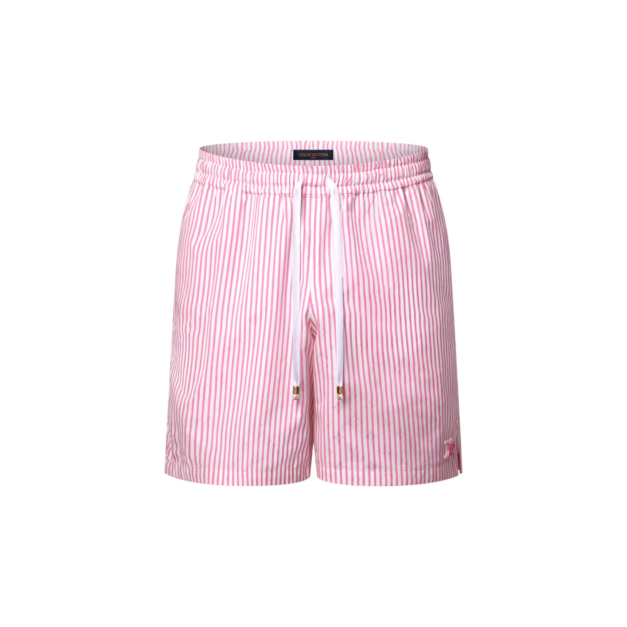 LV Monogram Striped Casual Shorts