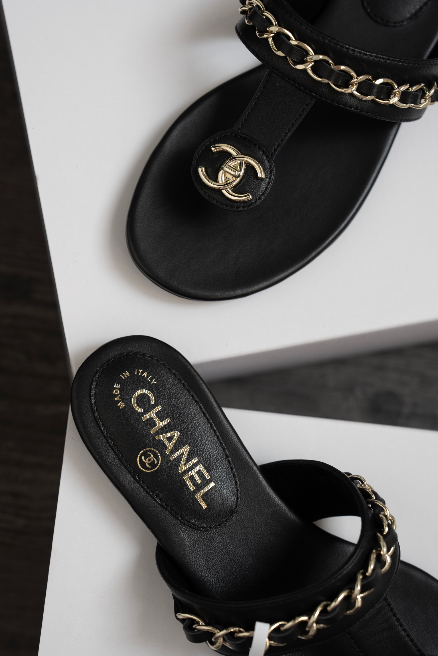 Chanel New Thong Sandals