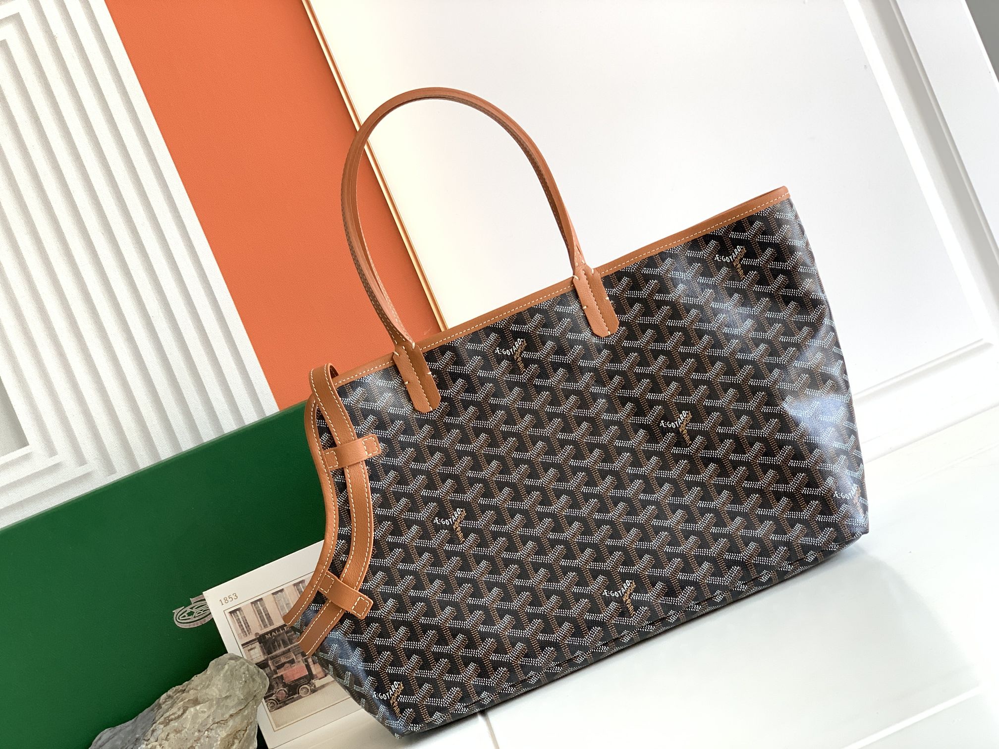 Goyard-Chien Gris Pet Carrier