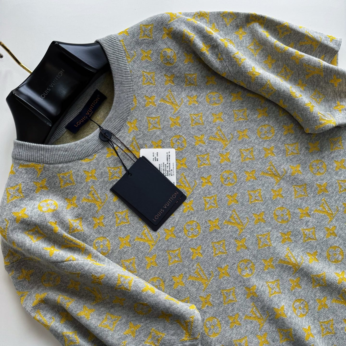 LV Monogram Jacquard Knit T-shirt: