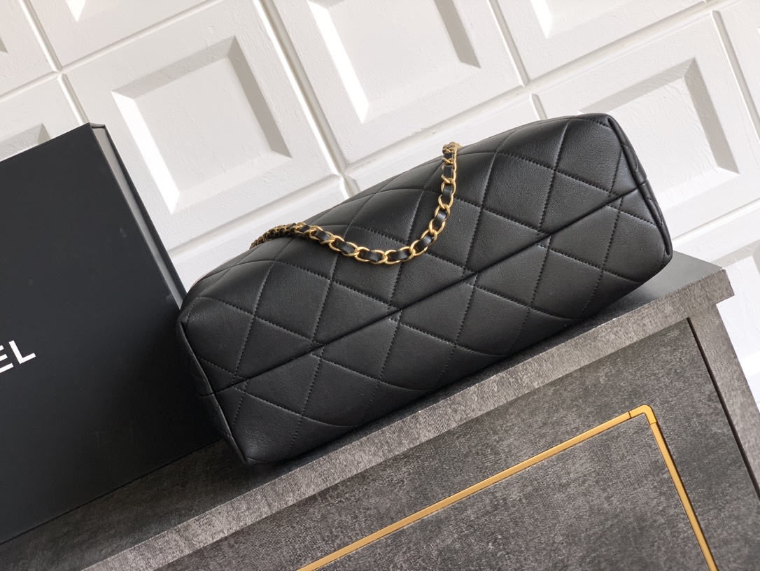 Chanel suede handbag