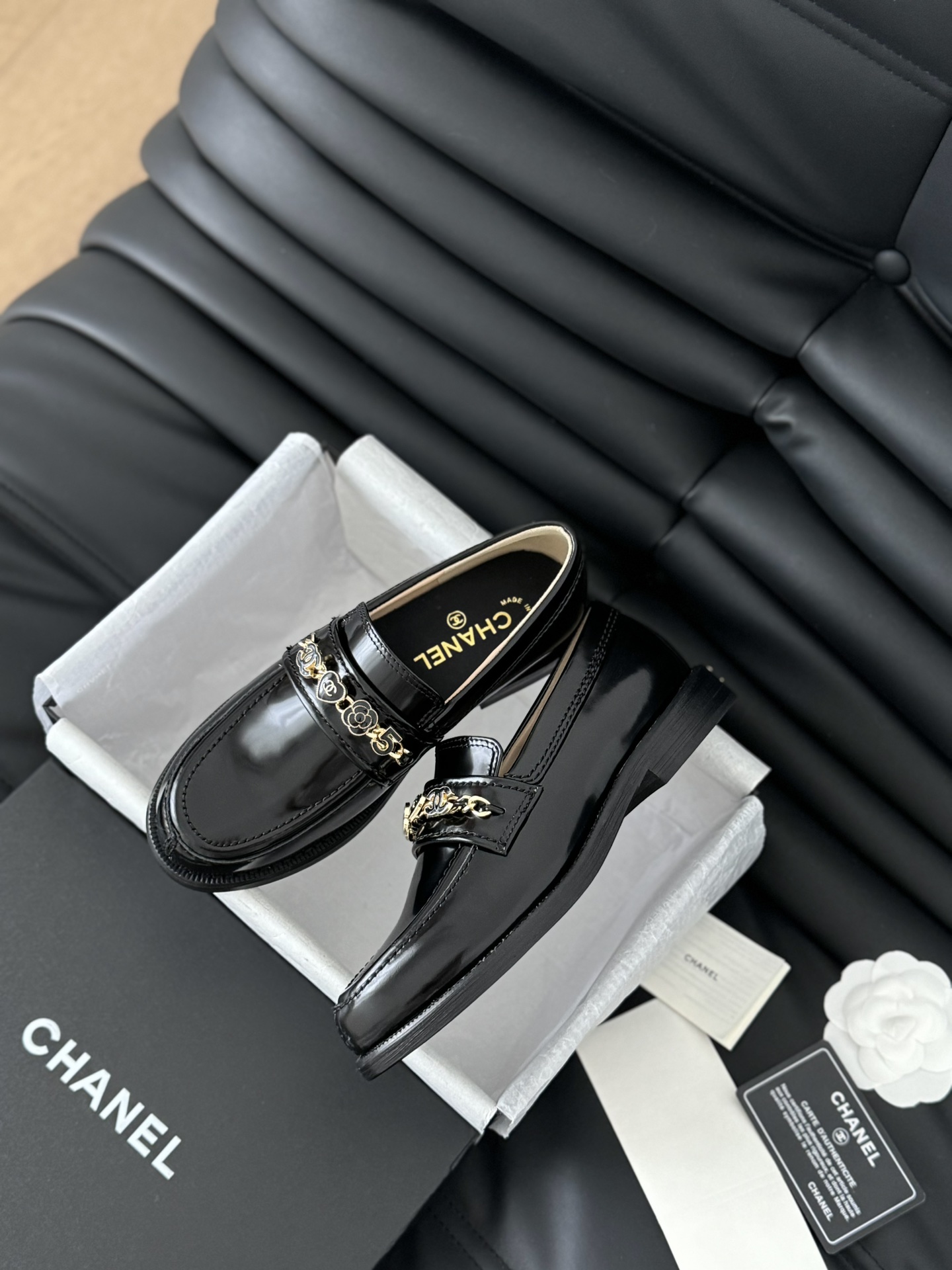 Chanel 24A latest handmade loafers