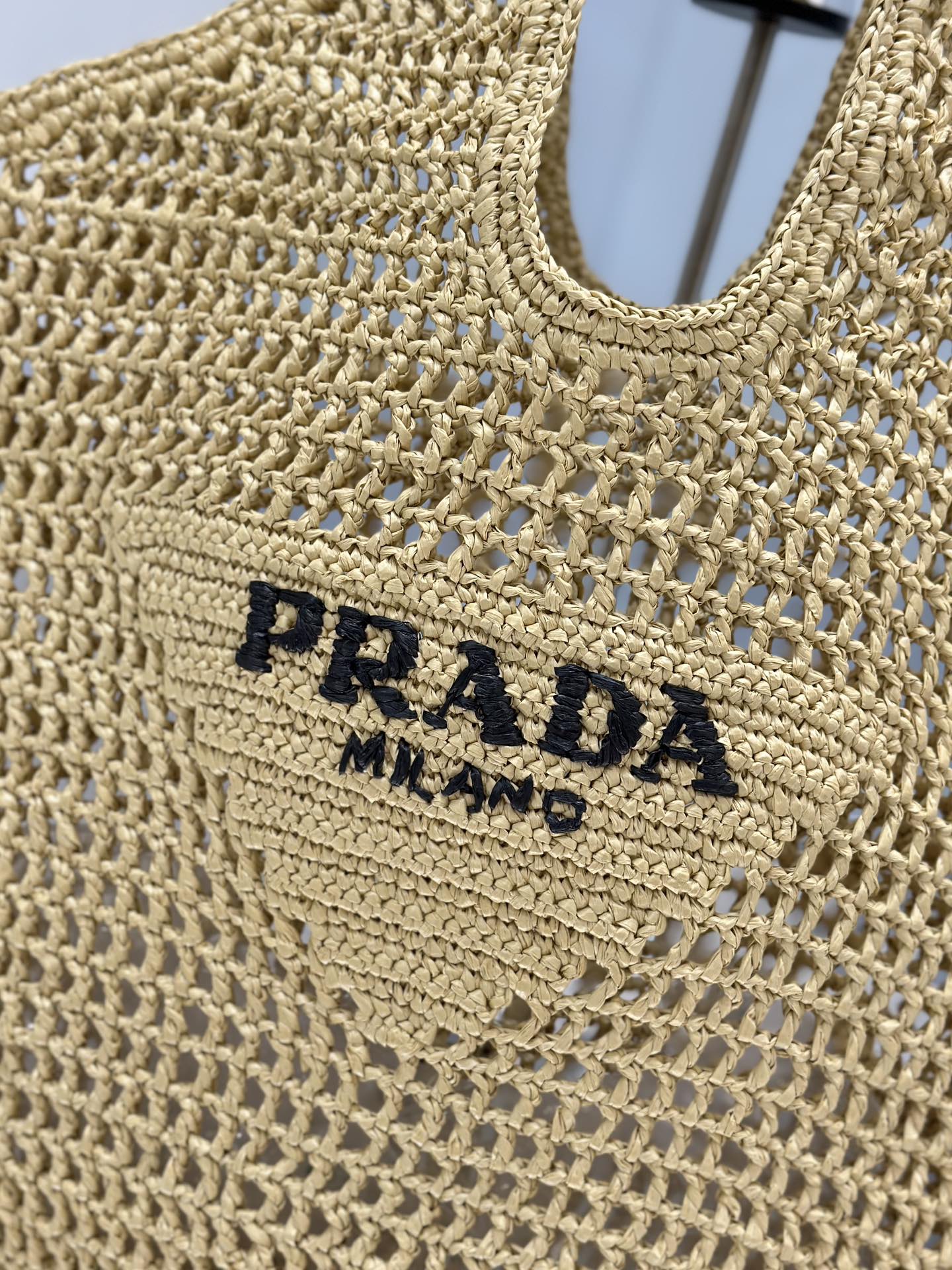 PRADA Crochet Tote Bag 1BG424