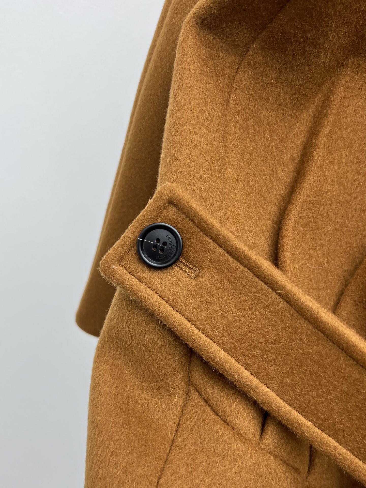 Saint Lauren-Inspired Cocoon Wool Coat