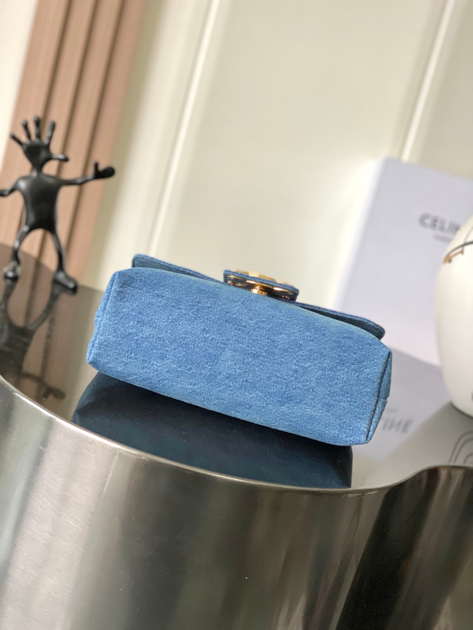 CELINE TEEN VICTOIRE DENIM BAG