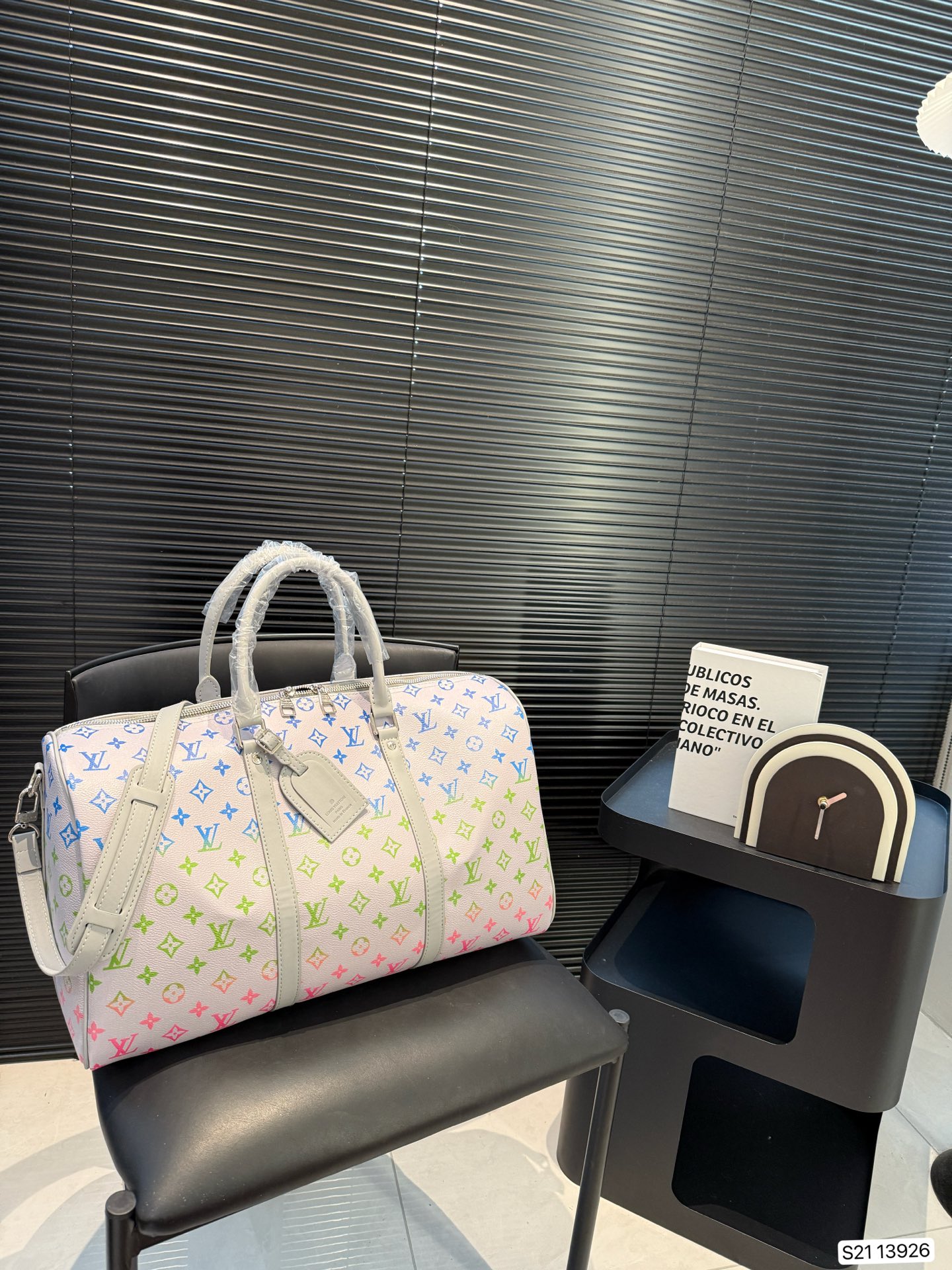 LV-Inspired Travel Bag