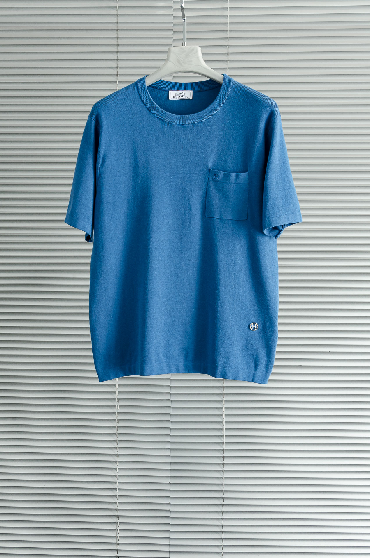 Hermès Premium Knitted Crew Neck T-Shirt