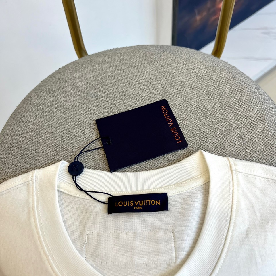 LV- Spring/Summer round neck T-shirt-white