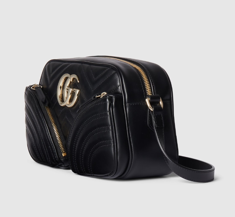 GG MARMONT SMALL SHOULDER BAG-Black-798715