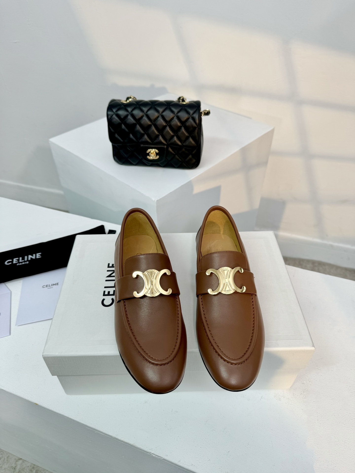 CELINE Loafers-brown