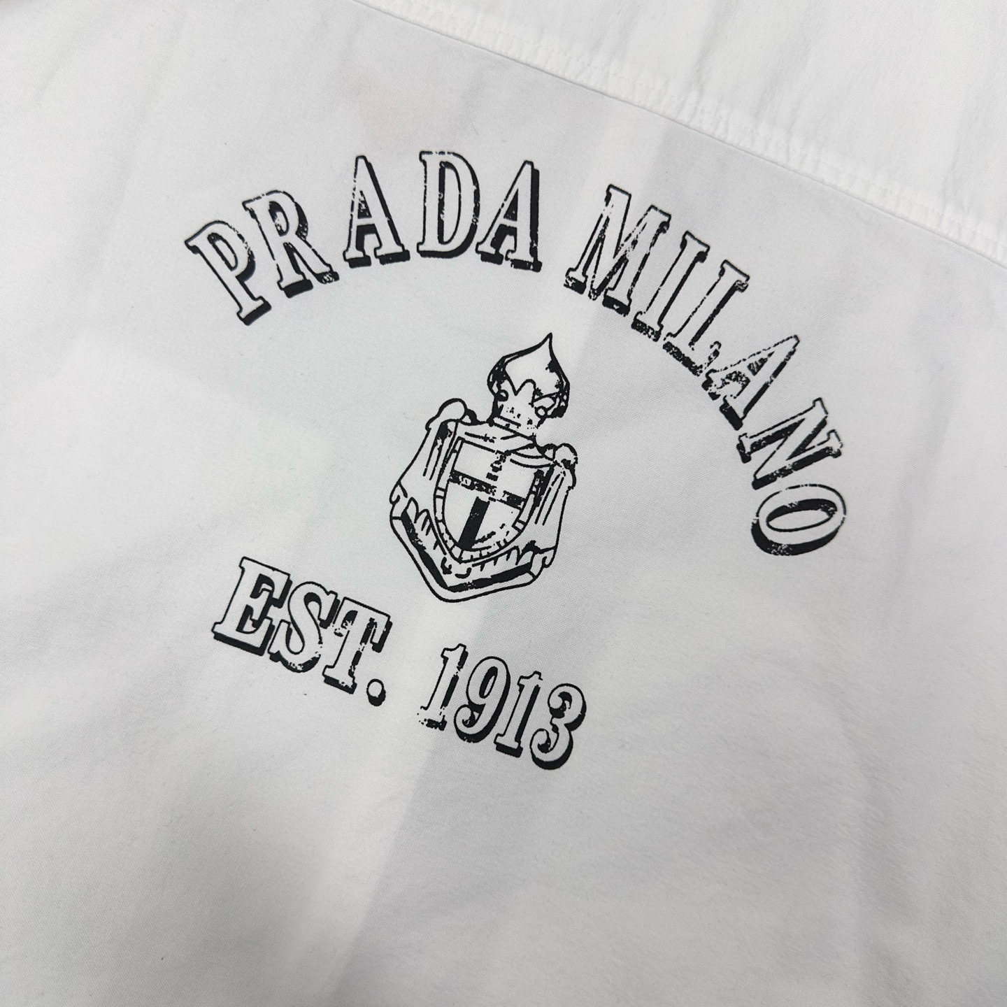 Prada Alphabet White Shirt